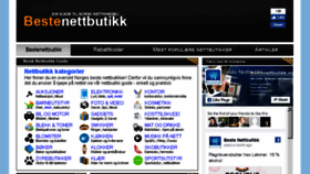 What Bestenettbutikk.no website looked like in 2017 (6 years ago)