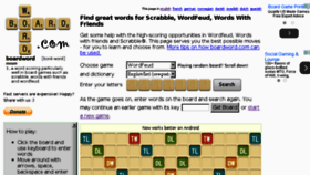 What Boardword.com website looked like in 2017 (6 years ago)