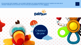 What Babysun.com website looked like in 2017 (6 years ago)