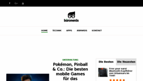 What Bueronerds.de website looked like in 2017 (6 years ago)