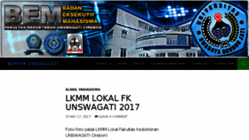 What Bem.fkunswagati.ac.id website looked like in 2017 (6 years ago)