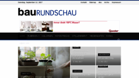 What Baurundschau.ch website looked like in 2017 (6 years ago)