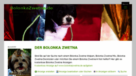 What Bolonkazwetna.de website looked like in 2017 (6 years ago)