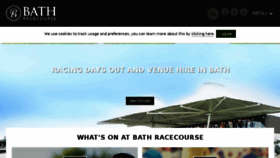 What Bath-racecourse.co.uk website looked like in 2017 (6 years ago)