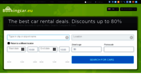 What Bookingcar.eu website looked like in 2017 (6 years ago)