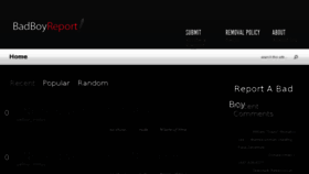 What Badboyreport.kr website looked like in 2017 (6 years ago)