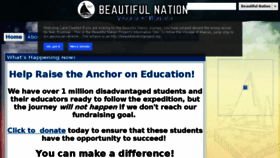 What Beautifulnationproject.com website looked like in 2017 (6 years ago)