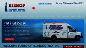 What Bishopplumbing.com website looked like in 2017 (6 years ago)