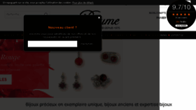 What Bijouxbaume.com website looked like in 2017 (6 years ago)