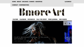 What Bmoreart.com website looked like in 2017 (6 years ago)