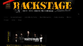 What Backstage.eu website looked like in 2017 (6 years ago)