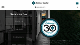 What Brinkercapital.com website looked like in 2017 (6 years ago)