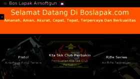 What Boslapak.com website looked like in 2017 (6 years ago)