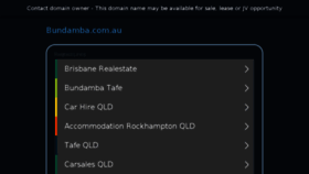 What Bundamba.com.au website looked like in 2017 (6 years ago)