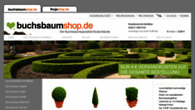 What Buchsbaumshop.de website looked like in 2017 (6 years ago)