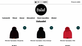 What Ballot.fi website looked like in 2017 (6 years ago)