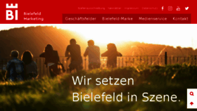 What Bielefeld-marketing.de website looked like in 2017 (6 years ago)