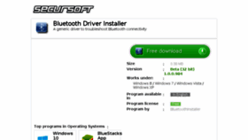 What Bluetooth-driver-installer.secursoft.net website looked like in 2017 (6 years ago)