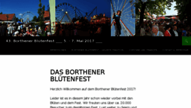 What Bluetenfestverein.de website looked like in 2017 (6 years ago)