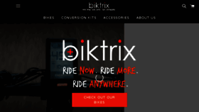 What Biktrix.com website looked like in 2017 (6 years ago)