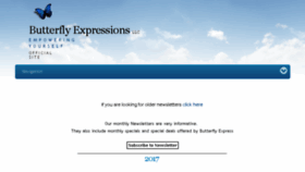 What Butterflyexpressions.org website looked like in 2017 (6 years ago)