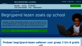 What Begrijpend-lezen-oefenen.nl website looked like in 2017 (6 years ago)