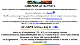What Barbadosastronomy.com website looked like in 2017 (6 years ago)
