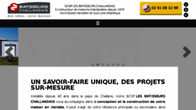 What Batisseurs-challandais.fr website looked like in 2017 (6 years ago)