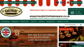 What Britishbakeware.co.uk website looked like in 2017 (6 years ago)