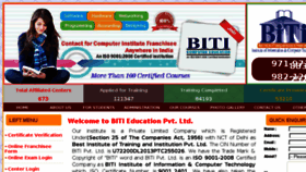 What Bitieducation.com website looked like in 2017 (6 years ago)
