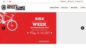 What Bikewashoe.org website looked like in 2017 (6 years ago)