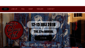 What Bluesfest.net website looked like in 2017 (6 years ago)