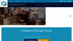 What Businessenergyshop.com website looked like in 2017 (6 years ago)