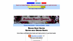 What Brokenheartquotes4u.com website looked like in 2017 (6 years ago)