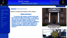 What Bellcountydetention.com website looked like in 2017 (6 years ago)