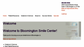 What Bloomingtonsmilecenter.com website looked like in 2017 (6 years ago)