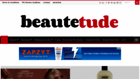 What Beautetude.com website looked like in 2017 (6 years ago)