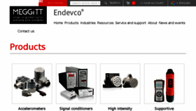 What Buy.endevco.com website looked like in 2017 (6 years ago)