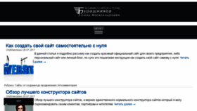 What Burash.ru website looked like in 2017 (6 years ago)