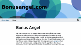 What Bonusangel.com website looked like in 2017 (6 years ago)