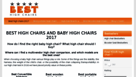 What Best-high-chairs.com website looked like in 2017 (6 years ago)