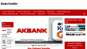 What Bankakrediler.com website looked like in 2017 (6 years ago)