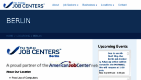 What Berlinjobcenter.com website looked like in 2017 (6 years ago)