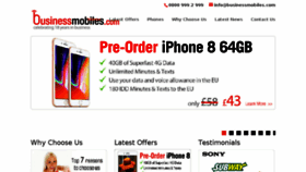 What Businessmobiles.com website looked like in 2017 (6 years ago)