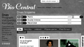 What Biocentral.cz website looked like in 2017 (6 years ago)