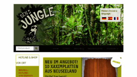 What Bens-jungle.com website looked like in 2017 (6 years ago)