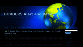 What Bordersalertandready.com website looked like in 2017 (7 years ago)