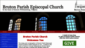 What Brutonparish.org website looked like in 2017 (6 years ago)