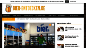 What Bier-entdecken.de website looked like in 2017 (6 years ago)