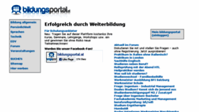 What Bildungsportal.at website looked like in 2017 (6 years ago)